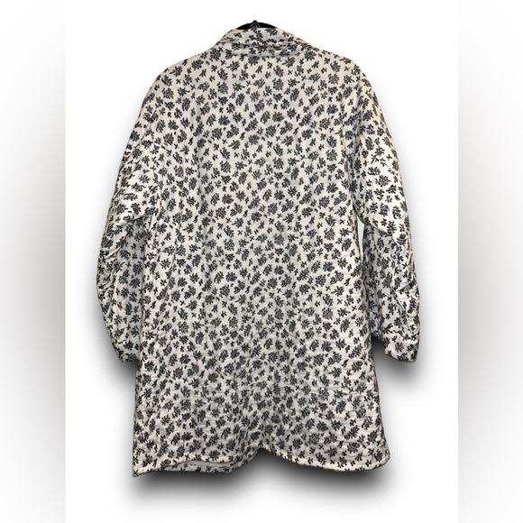 Bobbie Wren, Clad + Cloth • Quilted Open Front Floral Jacket, 100% Cotton, Med - Picture 8 of 16